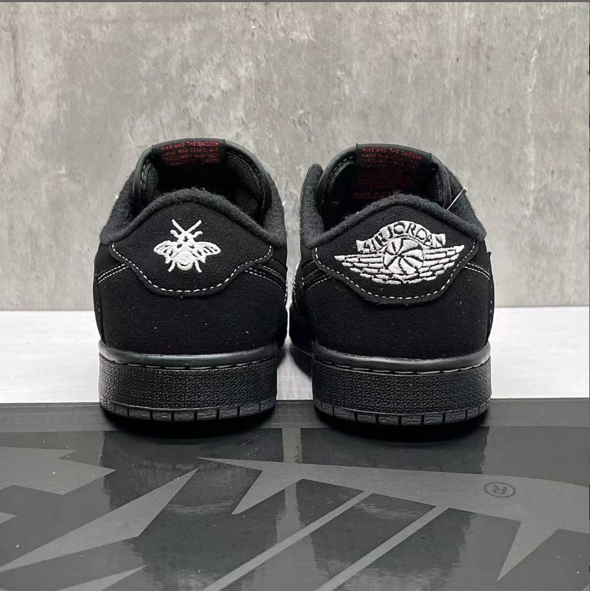 Travis Scott x Air Jordan 1 Low Black Phantom Shoes Sneakers