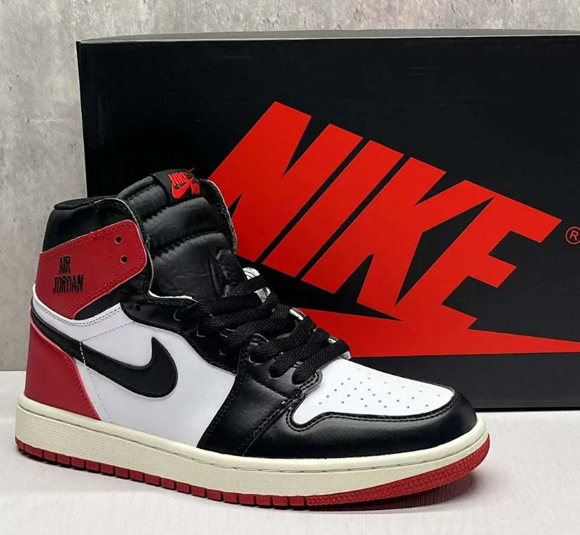 Air Jordan 1 High OG Black Toe Reimagined Shoes Sneakers