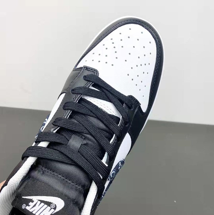 Dunk Low Black Paisley Shoes Sneakers