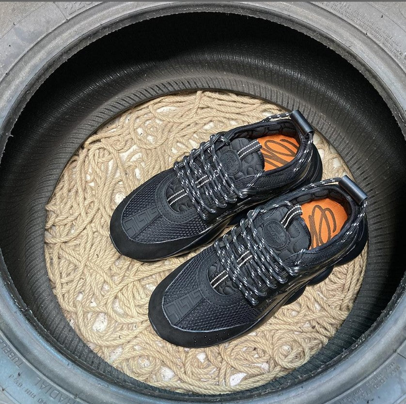Chain Reaction Full Black Shoes Sneakers 2