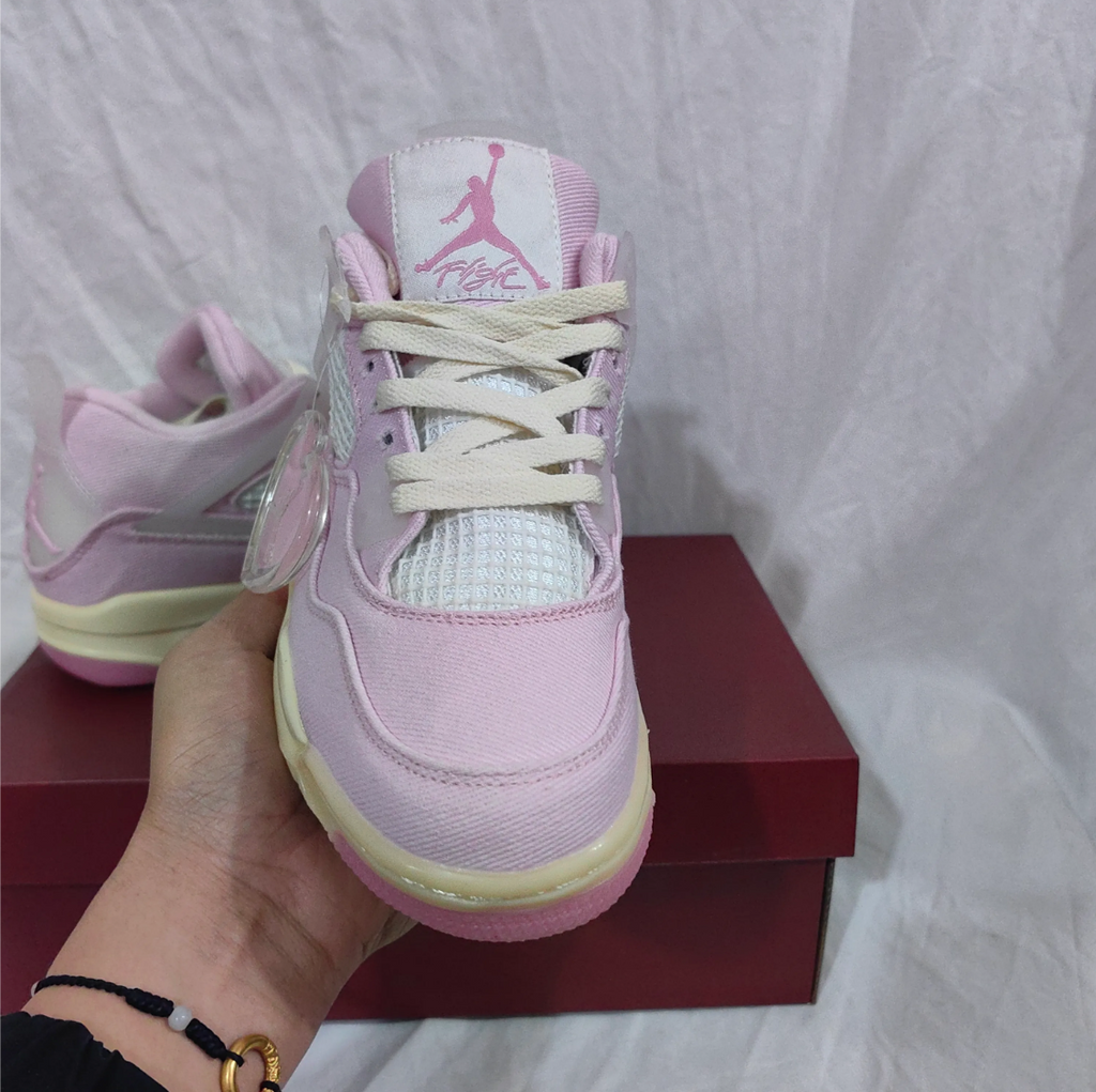 Air Jordan 4 Denim Iced Carmine Shoes Sneakers