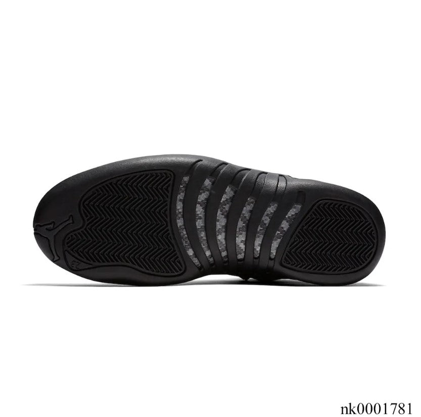 Air Jordan 12 Retro Winterized Triple Black Shoes Sneakers