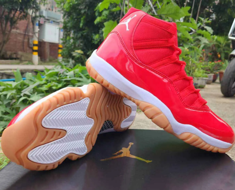Air Jordan 11 Red Gum Shoes Sneakers