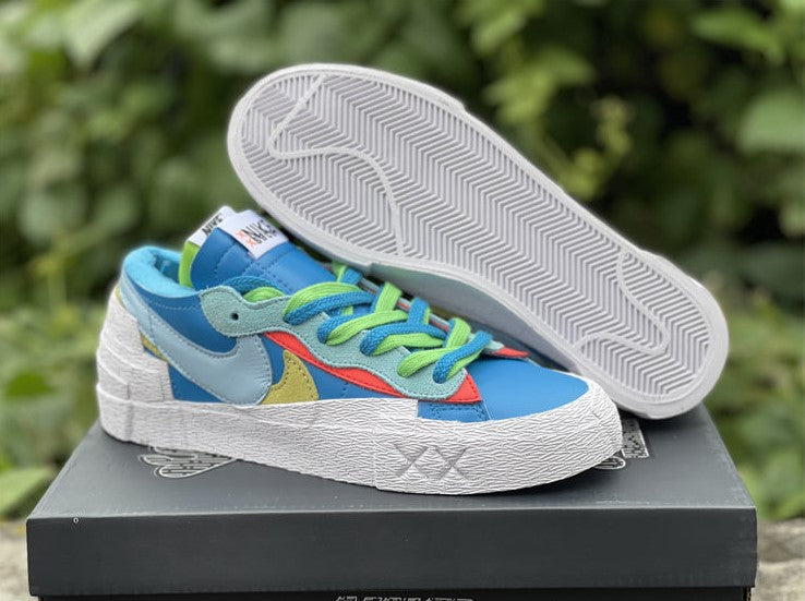 Blazer Low sacai KAWS Neptune Blue Shoes Sneakers