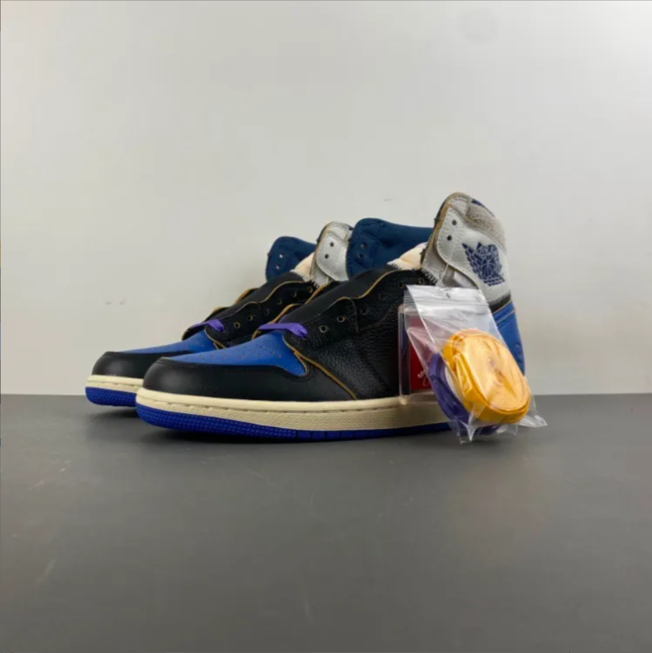 Fragment x Union LA x Air Jordan 1 High OG Sport Royal Shoes Sneakers