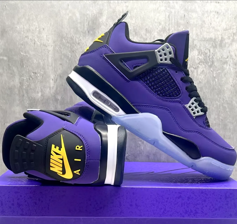 Air Jordan 4 Lakers Shoes Sneakers