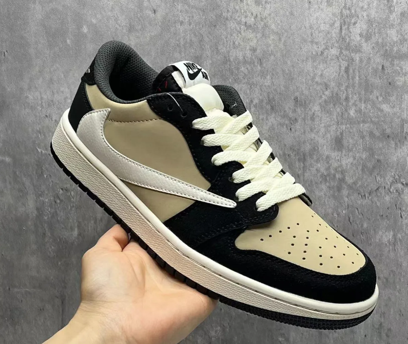 Travis Scott x AJ 1 Low OG Pale Vanilla Shoes Sneakers