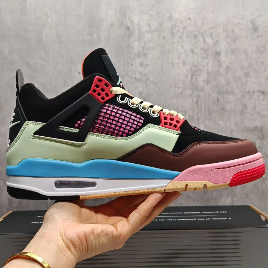 J Balvin x Air Jordan 4 Multicolor Shoes Sneakers