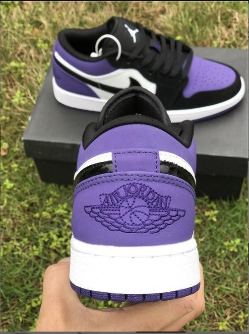 Air Jordan 1 Low Court Purple (GS) Shoes Sneakers