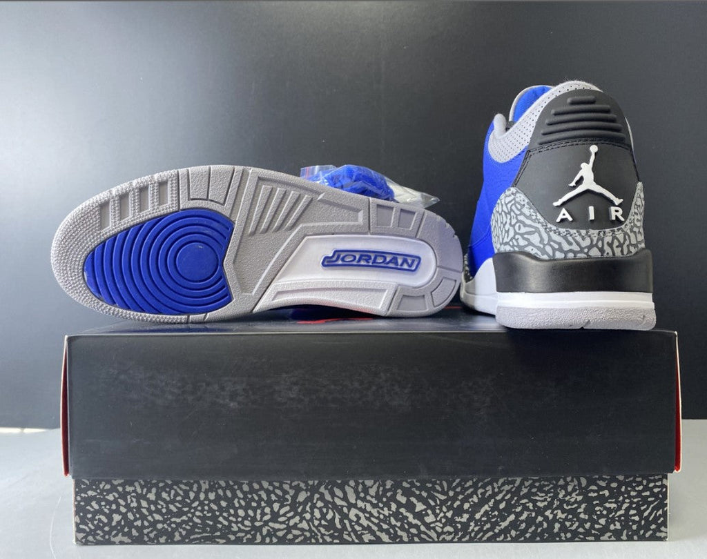 Air Jordan  Jordan 3 Retro Varsity Royal Cement Shoes Sneakers
