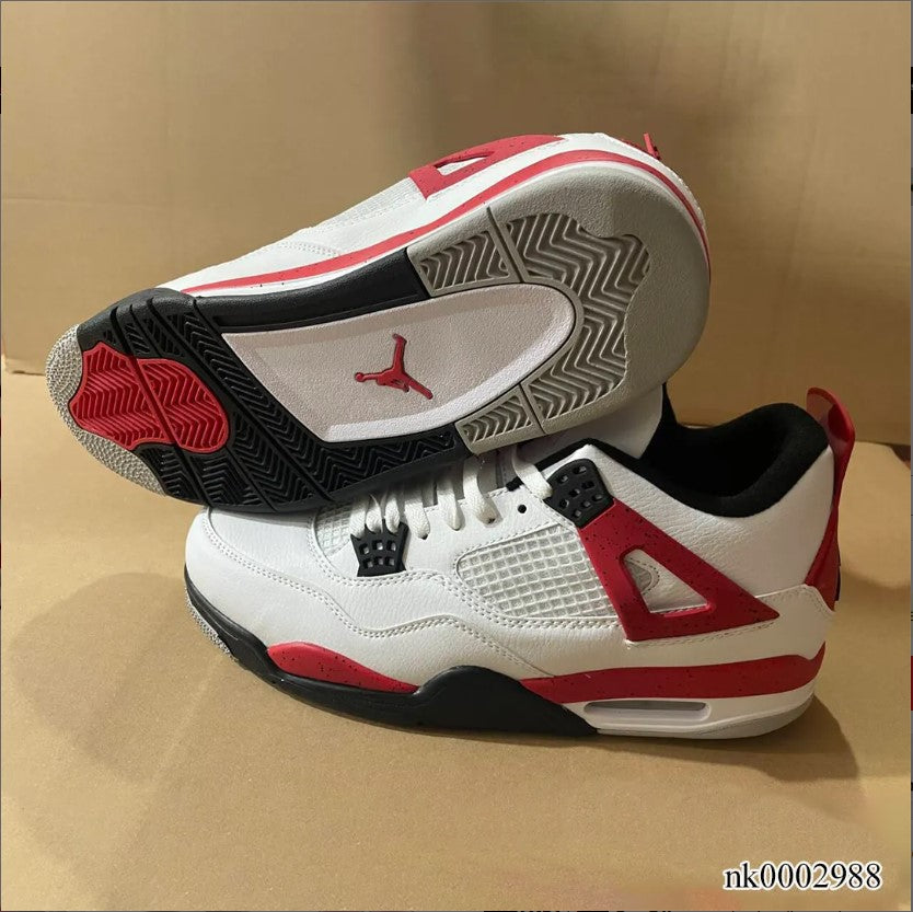 Air Jordan 4 Red Cement Shoes Sneakers