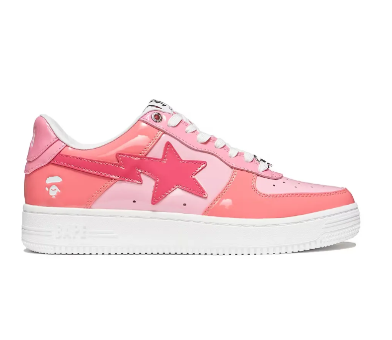 BAPE Sta Low Color Camo Combo Pink Shoes Sneakers