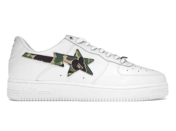 Bape Sta  A Bathing Ape Camo White Green Shoes Sneakers