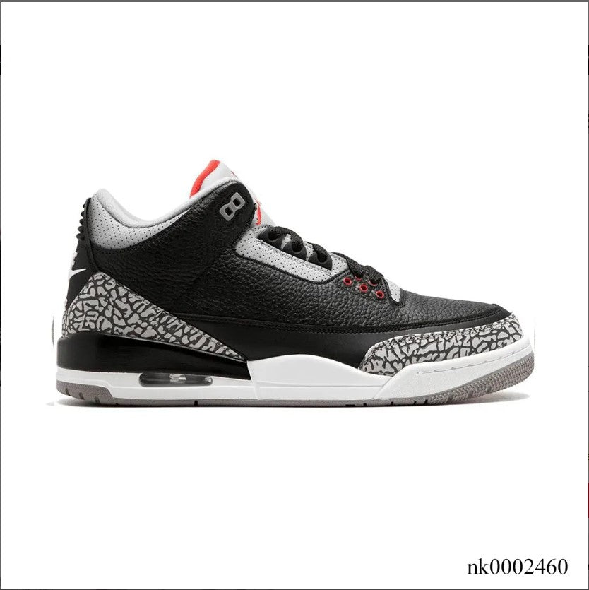 Air Jordan 3 Retro Black Cement 2018 Shoes Sneakers