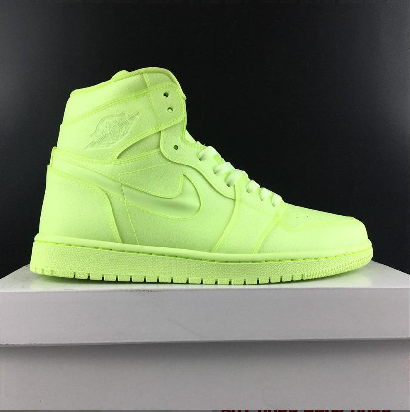 Air Jordan 1 Retro High Barely Volt Shoes Sneakers