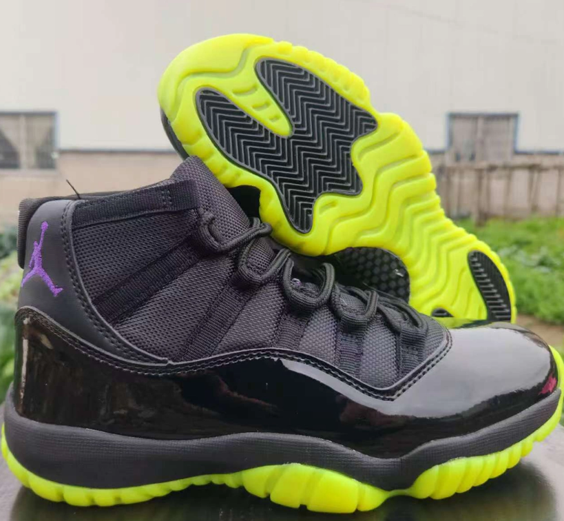 Air Jordan 11 BlackBarely Volt Shoes Sneakers