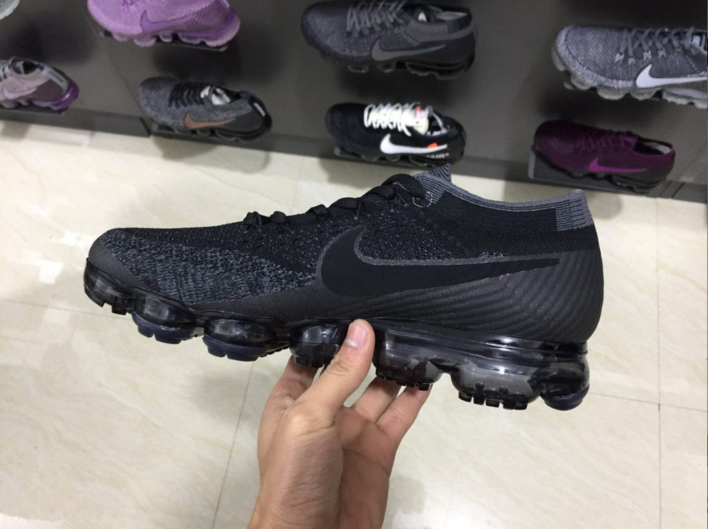 Air VaporMax Flyknit Black Dark Grey Shoes Sneakers