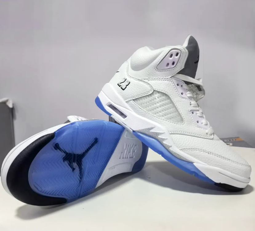 Air Jordan 5 White Metallic (2026) Shoes Sneakers