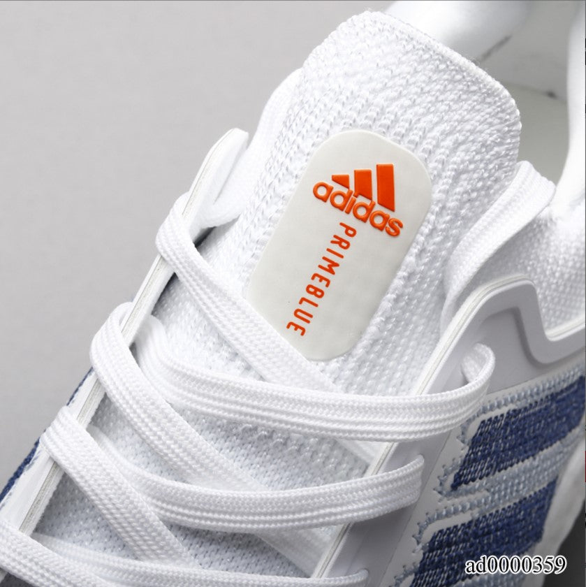 UltraBoost 20 White Light Blue-Orange Shoes Sneakers