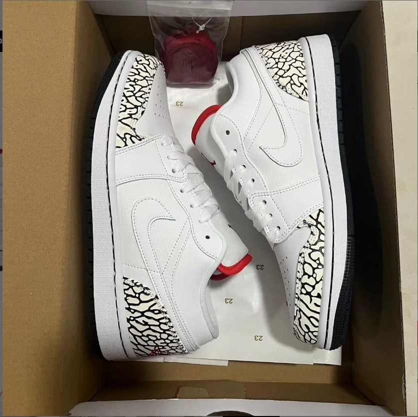 Air Jordan1 Phat Low Cement Grey Shoes Sneakers