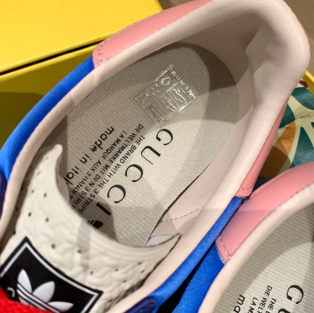 GG x AD Gazelle ‘Light Blue Silk’ Shoes Sneakers