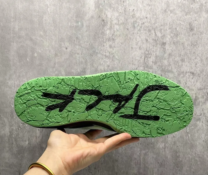 Travis Scott x Jumpman Jack Green Spark Shoes Sneakers