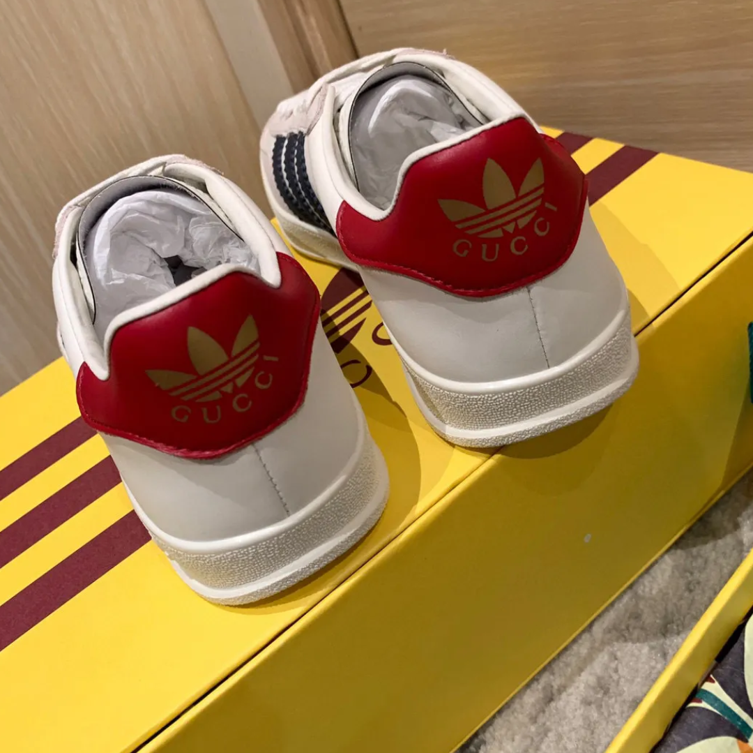 GG x AD Gazelle ‘White’ Shoes Sneakers