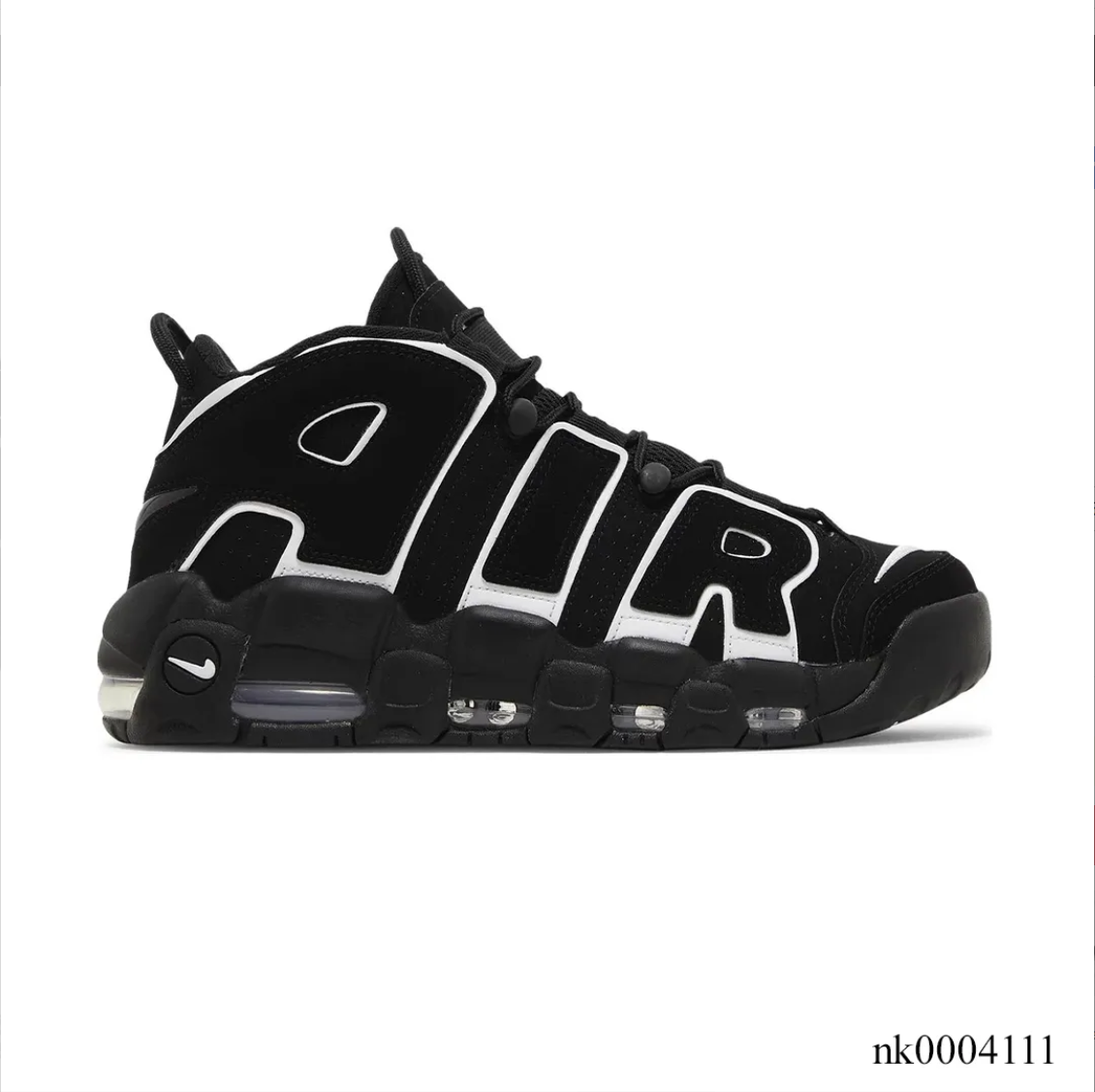 Air More Uptempo Black White Shoes Sneakers