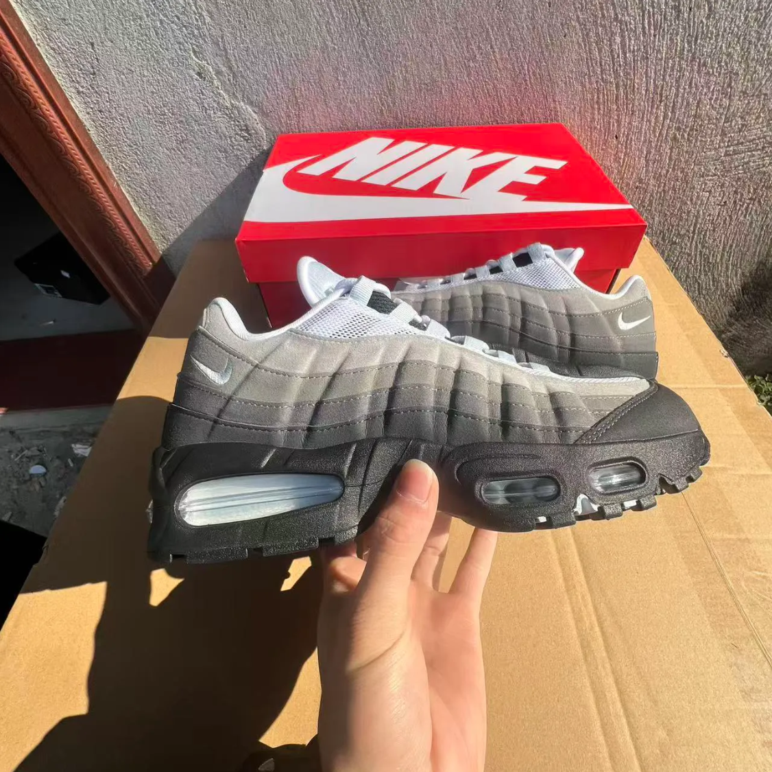 Air Jordan 95 OG Big Bubble Blue Tint Shoes Sneakers
