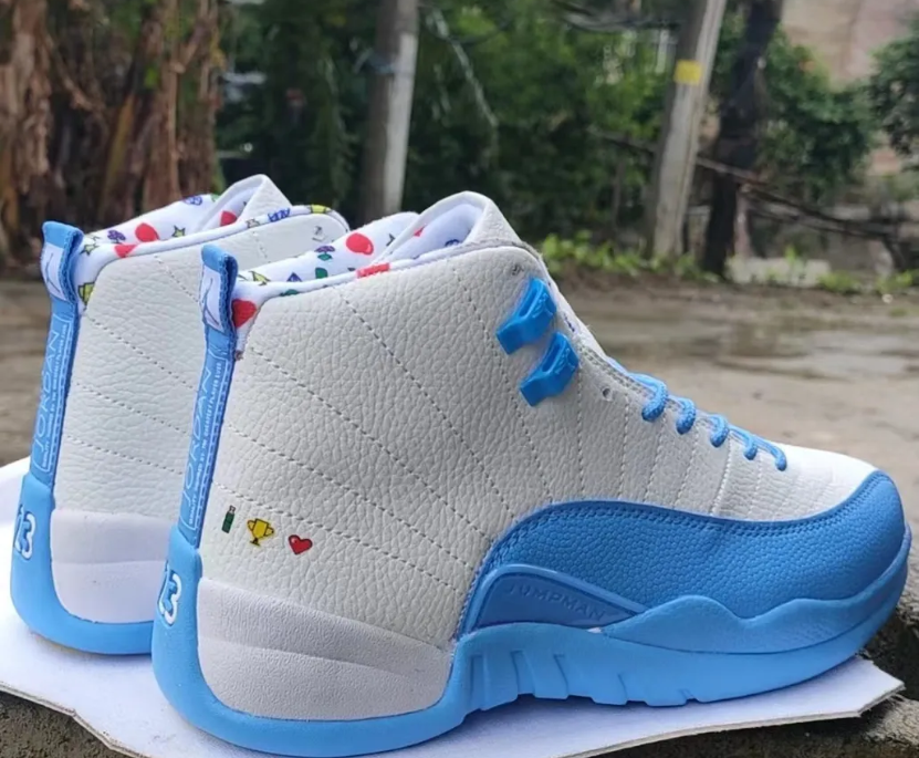 Air Jordan 12 Emoji Shoes Sneakers