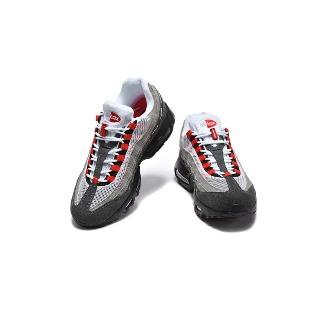 Air Max 95 OG Big Bubble Solar Red Shoes Sneakers