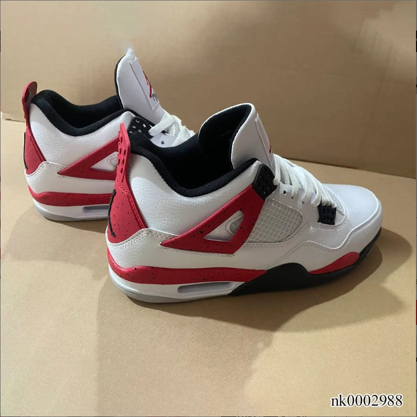 Air Jordan 4 Red Cement Shoes Sneakers