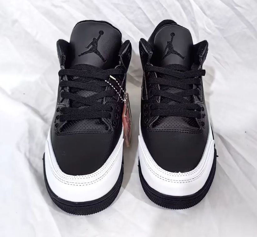 Fragment x AJ 3 Black White Sample Shoes Sneakers
