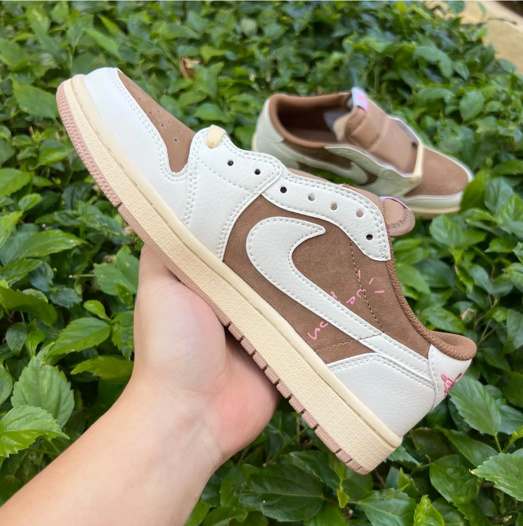 Travis Scott x Air Jordan 1 Low OG Brown Shy Shoes Sneakers