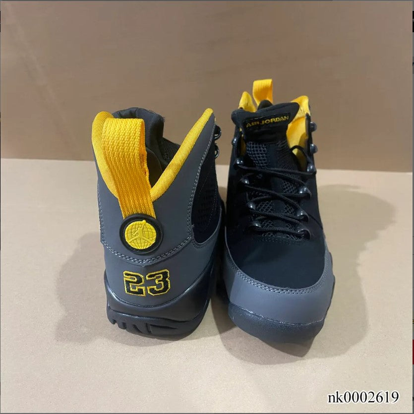 Air Jordan 9 Dark Charcoal University Gold Shoes Sneakers