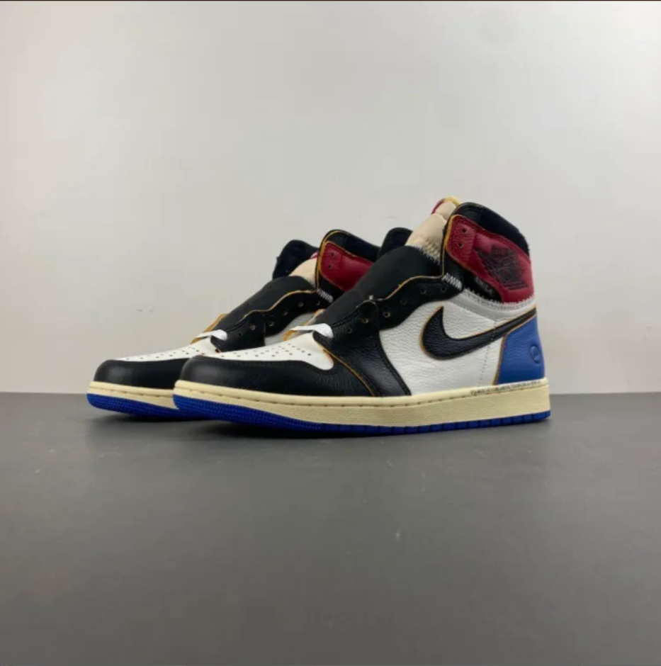Fragment x Union LA x Air Jordan 1 High OG Varsity Red Shoes Sneakers