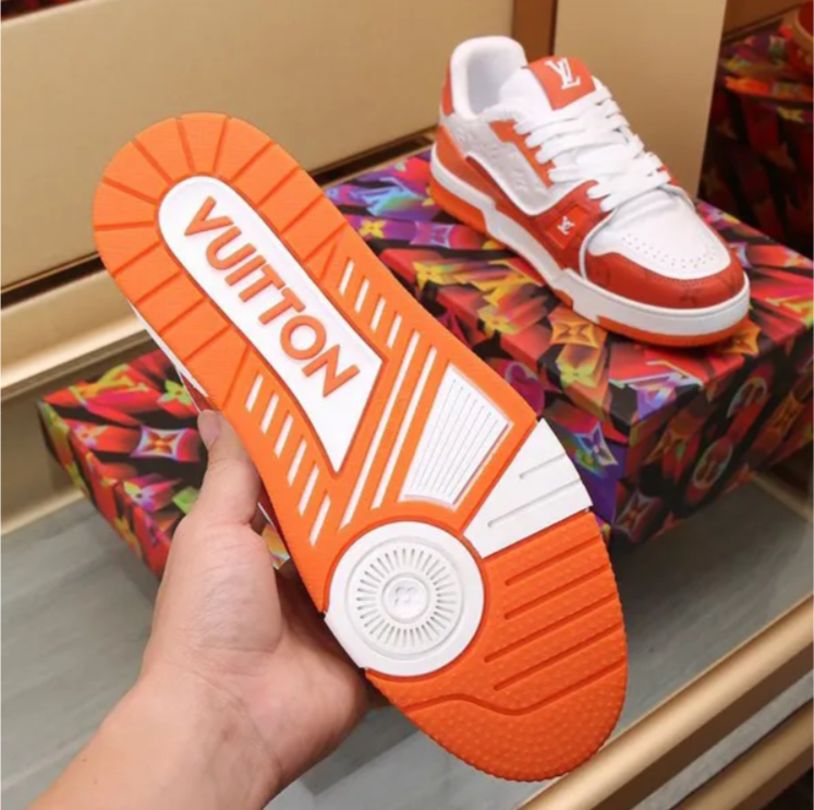 LV Trainer 54 ‘Orange Monogram’ Shoes Sneakers