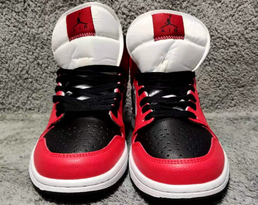 Air Jordan 1 Mid Chicago Toe Shoes Sneakers