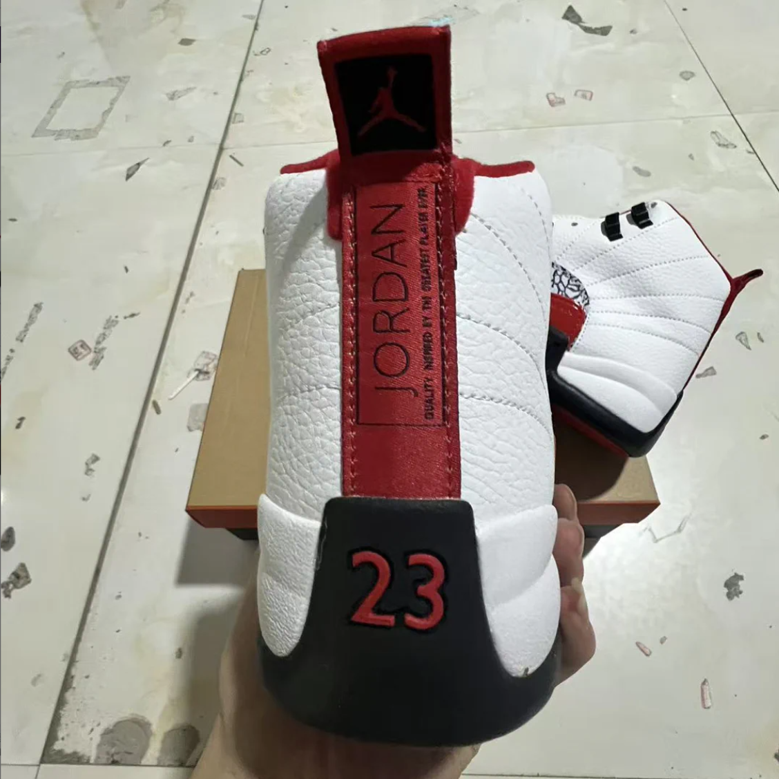 Air Jordan 12 Elephant Print Shoes Sneakers