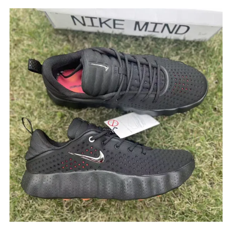 NK Mind 002 Black Hyper Crimson Shoes Sneakers