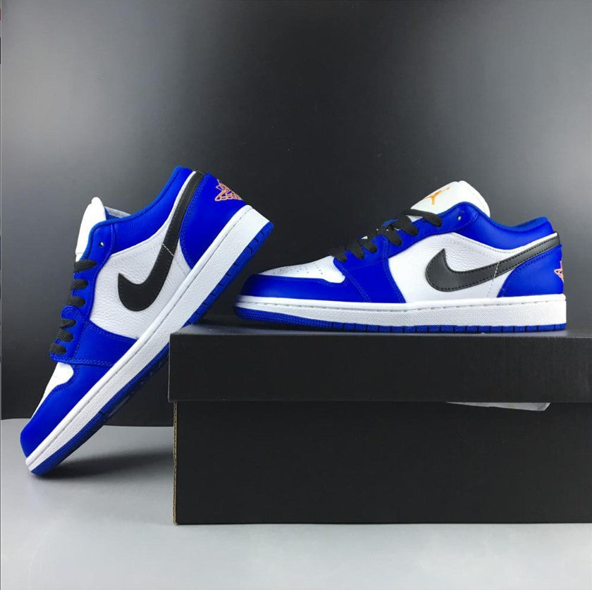 Air Jordan 1 Low Hyper Royal Orange Peel Shoes Sneakers