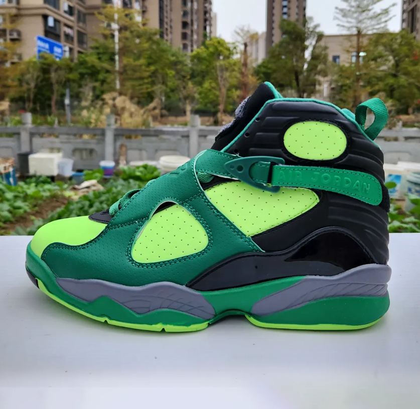 Air Jordan 8 Oregon PE Gorge Green Shoes Sneakers