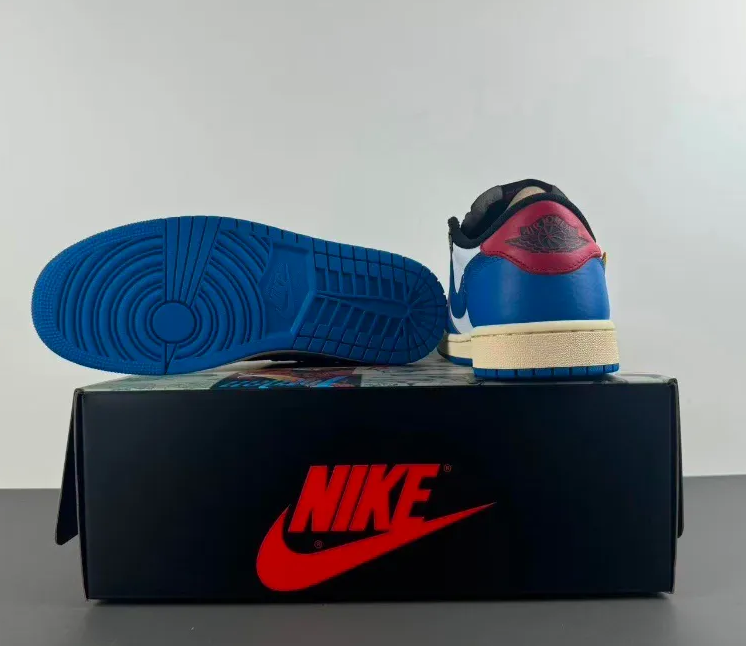 Union LA x AJ 1 Low OG Storm Blue Shoes Sneakers