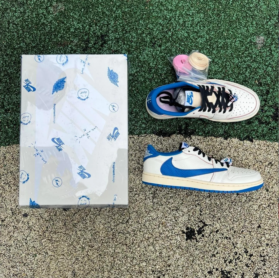 Travis Scott x Fragment x Air Jordan 1 Low 2025 Shoes Sneakers