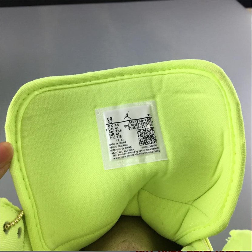 Air Jordan 1 Retro High Barely Volt Shoes Sneakers