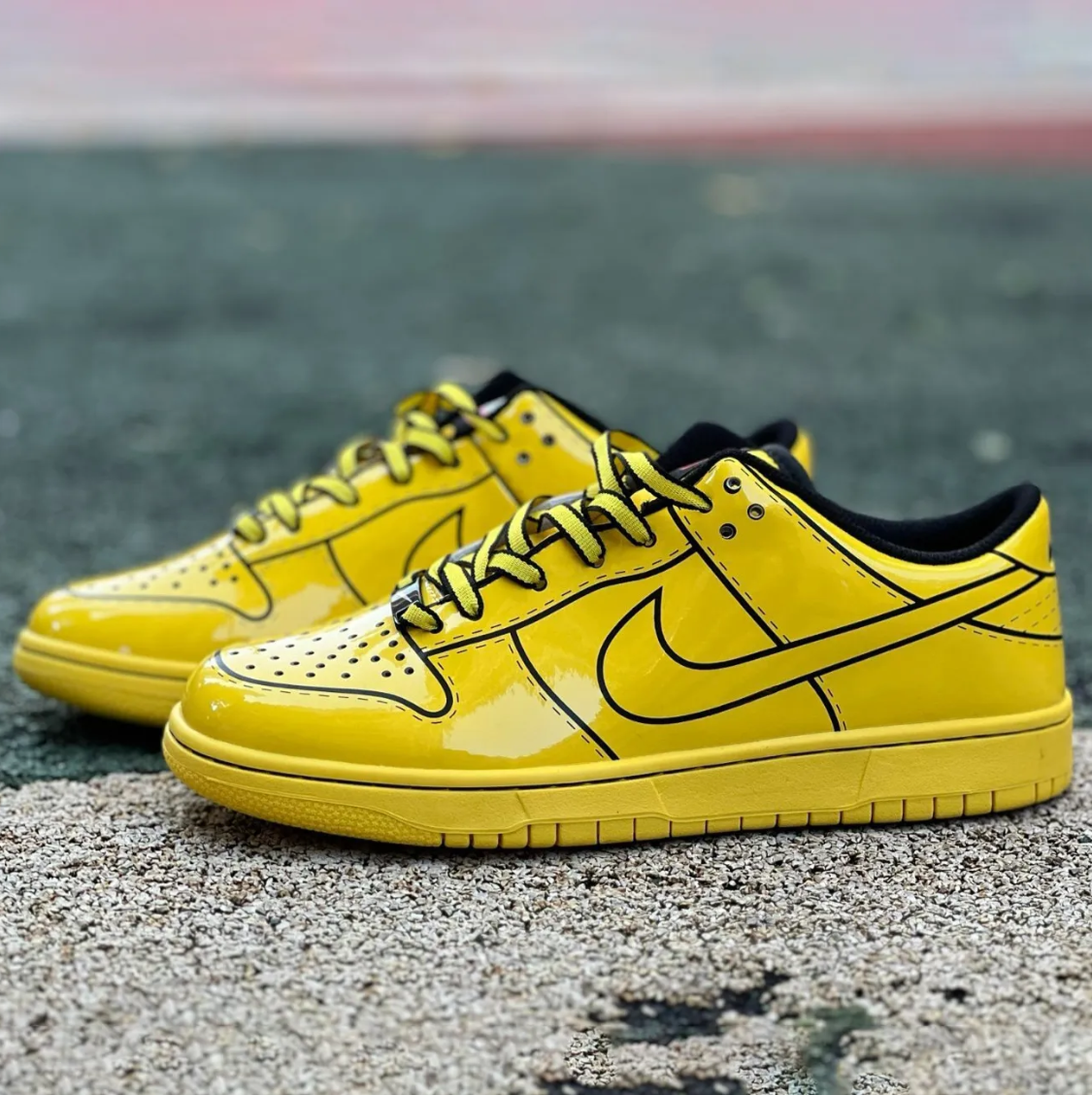 Dunk Low x LEGO Tour Yellow Shoes Sneakers