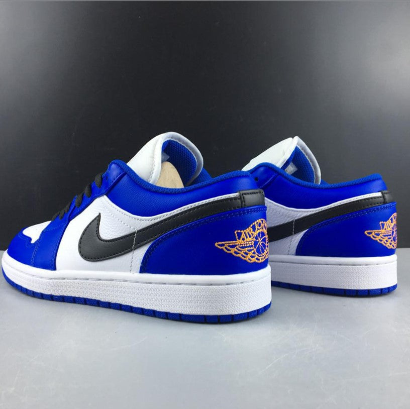 Air Jordan 1 Low Hyper Royal Orange Peel Shoes Sneakers
