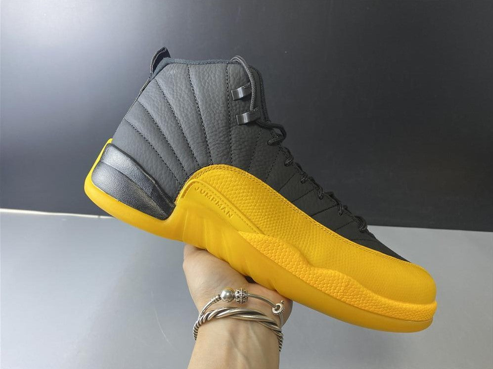 Air Jordan 12 Retro Black University Gold Shoes Sneakers