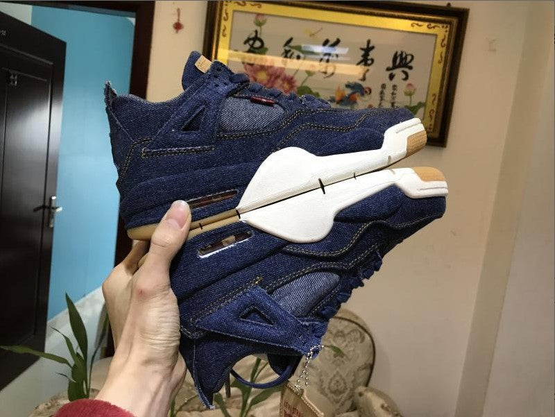 Air Jordan 4 Retro Levi’s Denim Shoes Sneakers