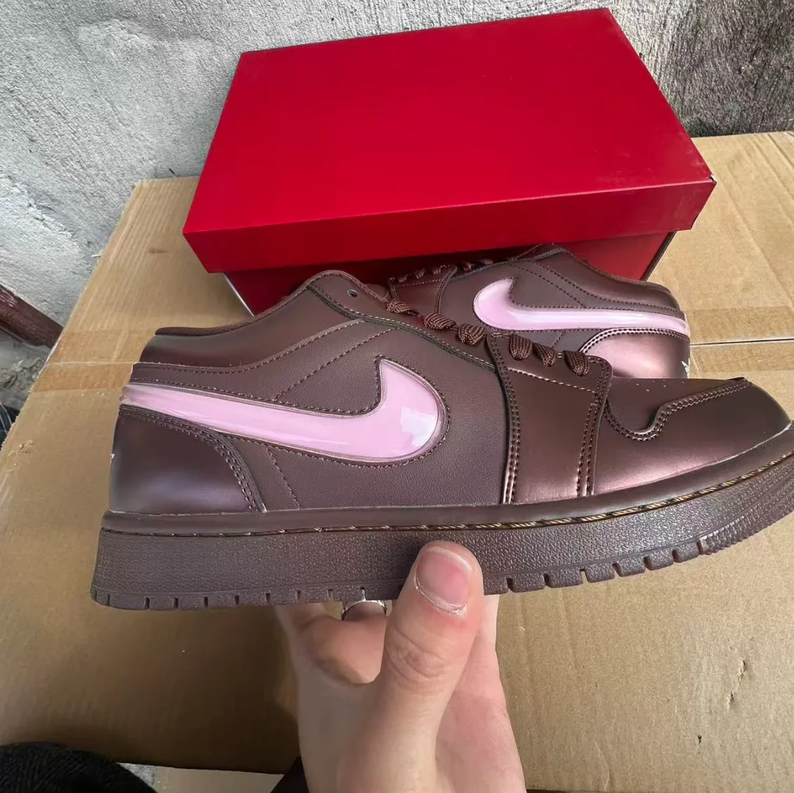 Air Jordan 1 Low ‘Chocolate Valentine’s Day’ Shoes Sneakers
